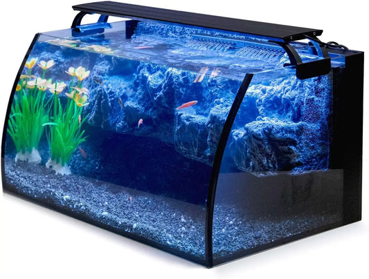 8 Gallon LED Glass Aquarium Kit