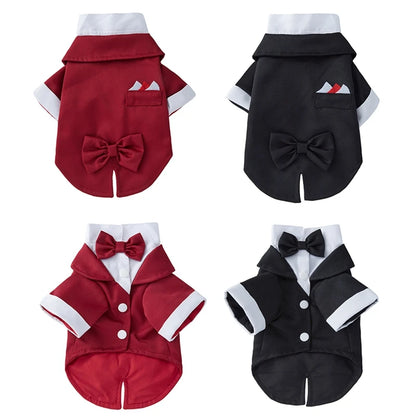 Pet Dog Tuxedo Formal Pet Wedding Party Suit