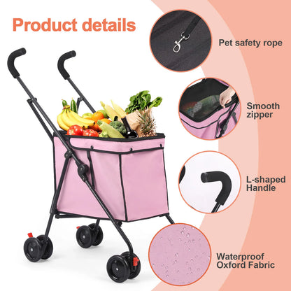 Dog Stroller Pet Travel Cart