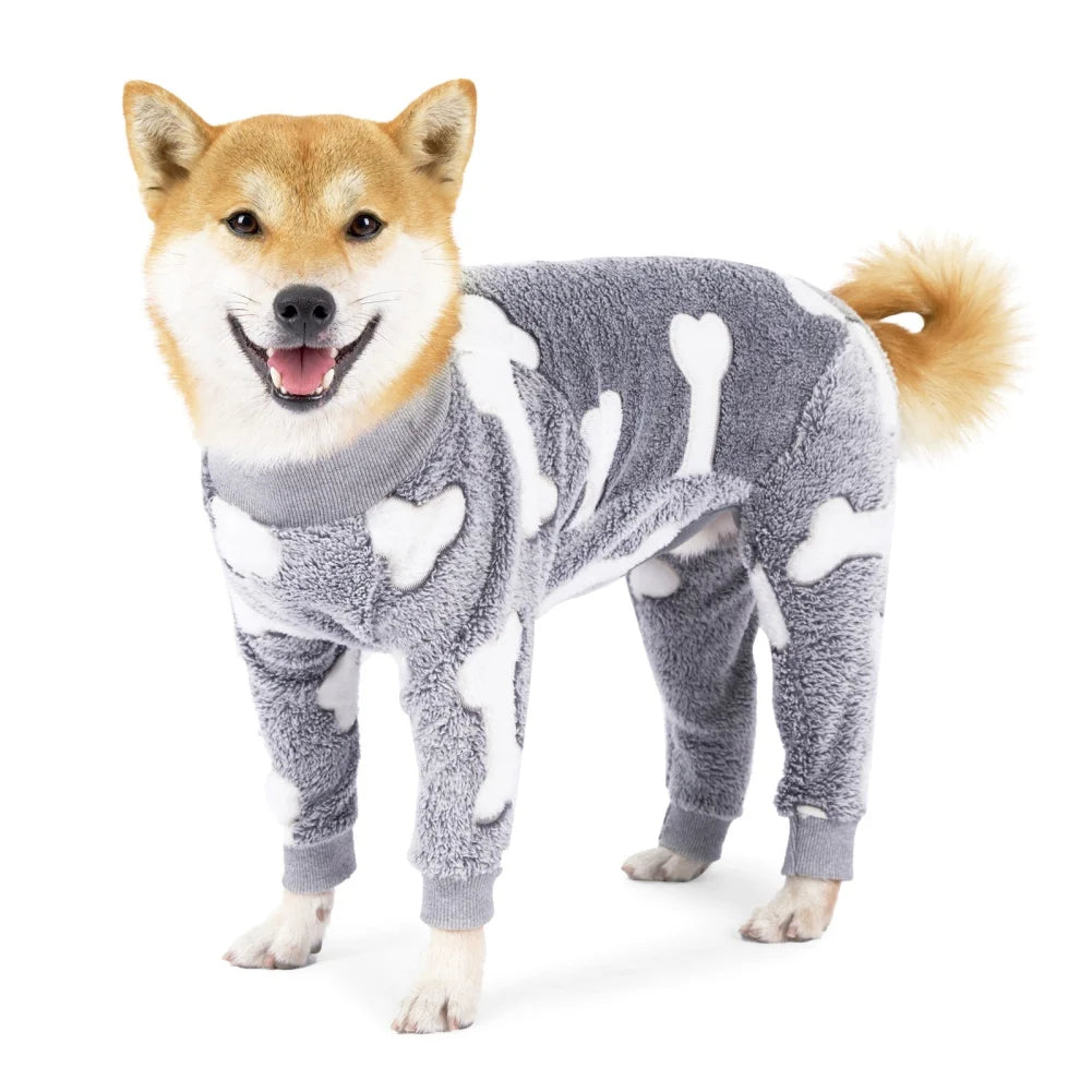 Onesie Pet Pjs Full Body Cover Dog Jumpsuit Clothing