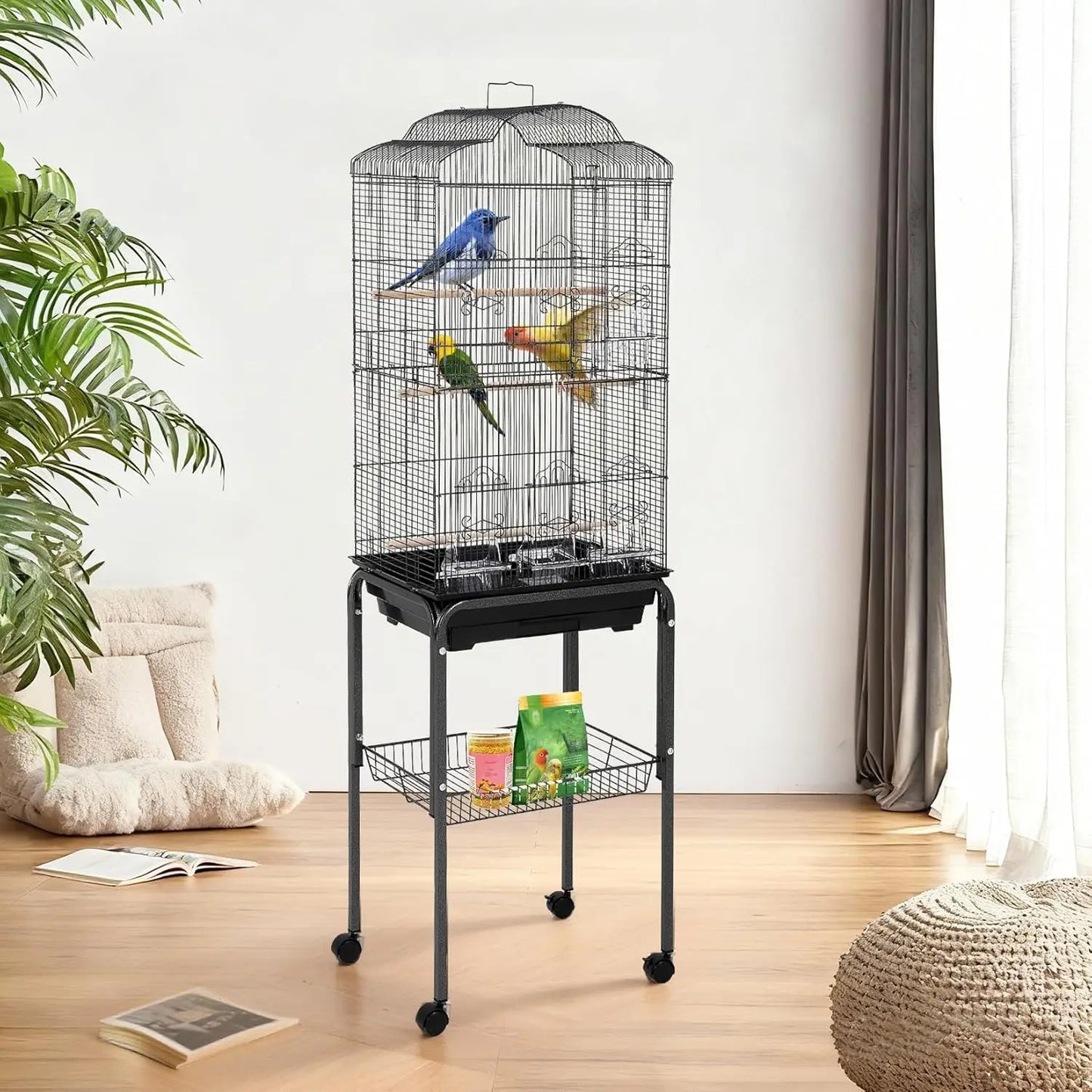 All-in-One Multi-Level Parrot Habitat
