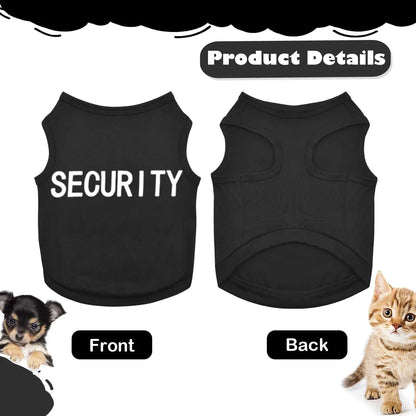 4-Piece Small Dog Clothes Set for Summer and Spring, Soft Pet Shirts in XXS Black