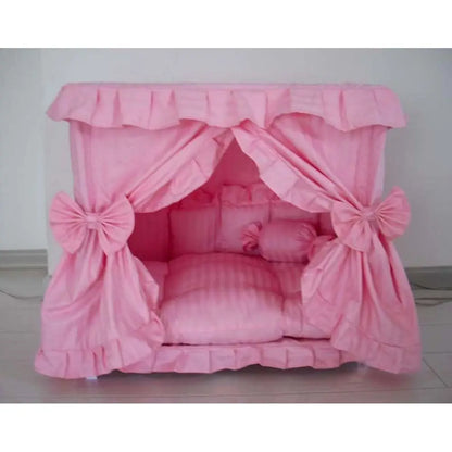 Pet Dog Handmade Bed House+1 Candy Pillow
