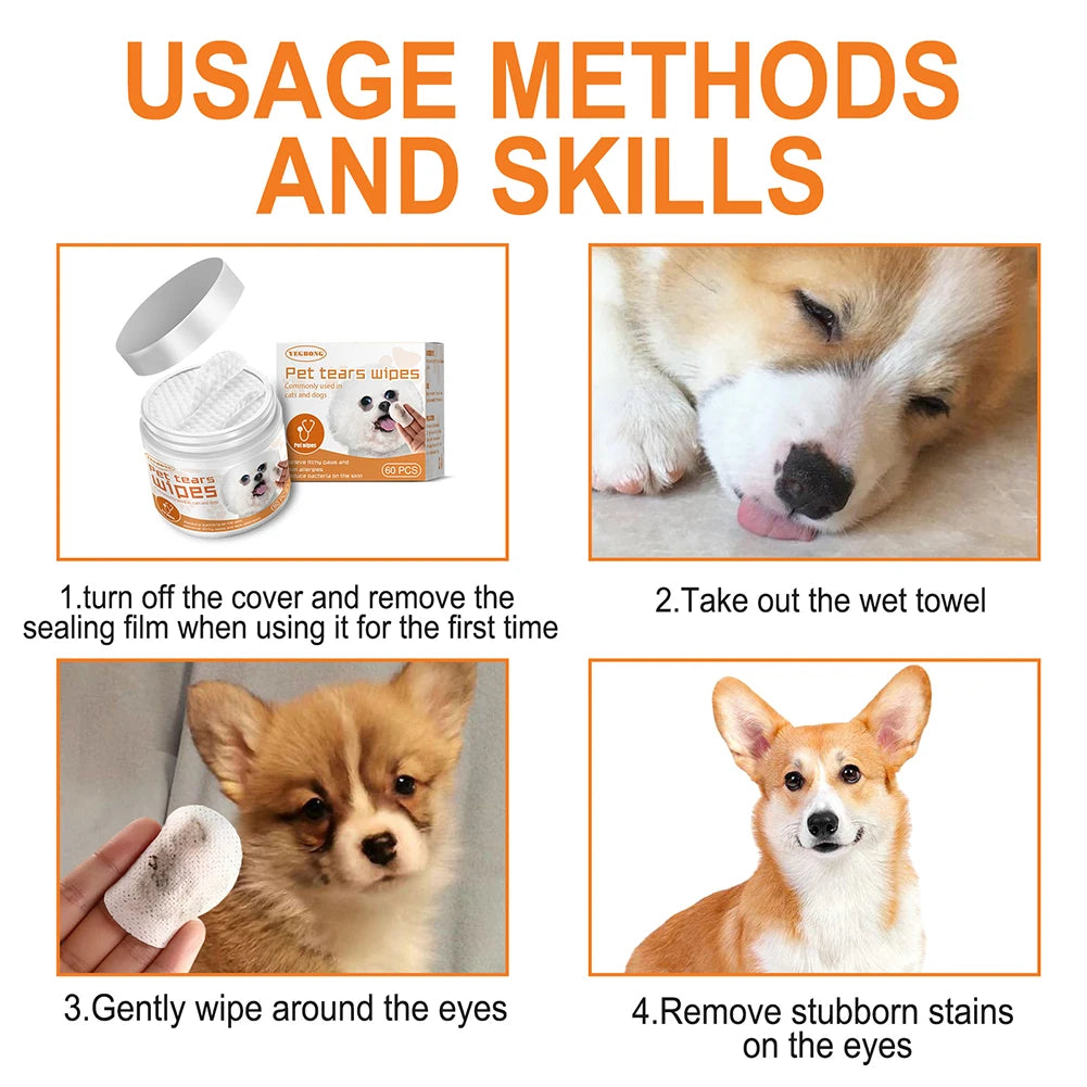 Dog Cat Wipes Grooming Tools