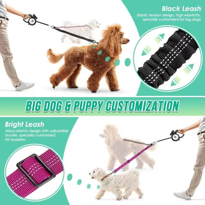 1.6ft Long Dual Dog Leash Attachment