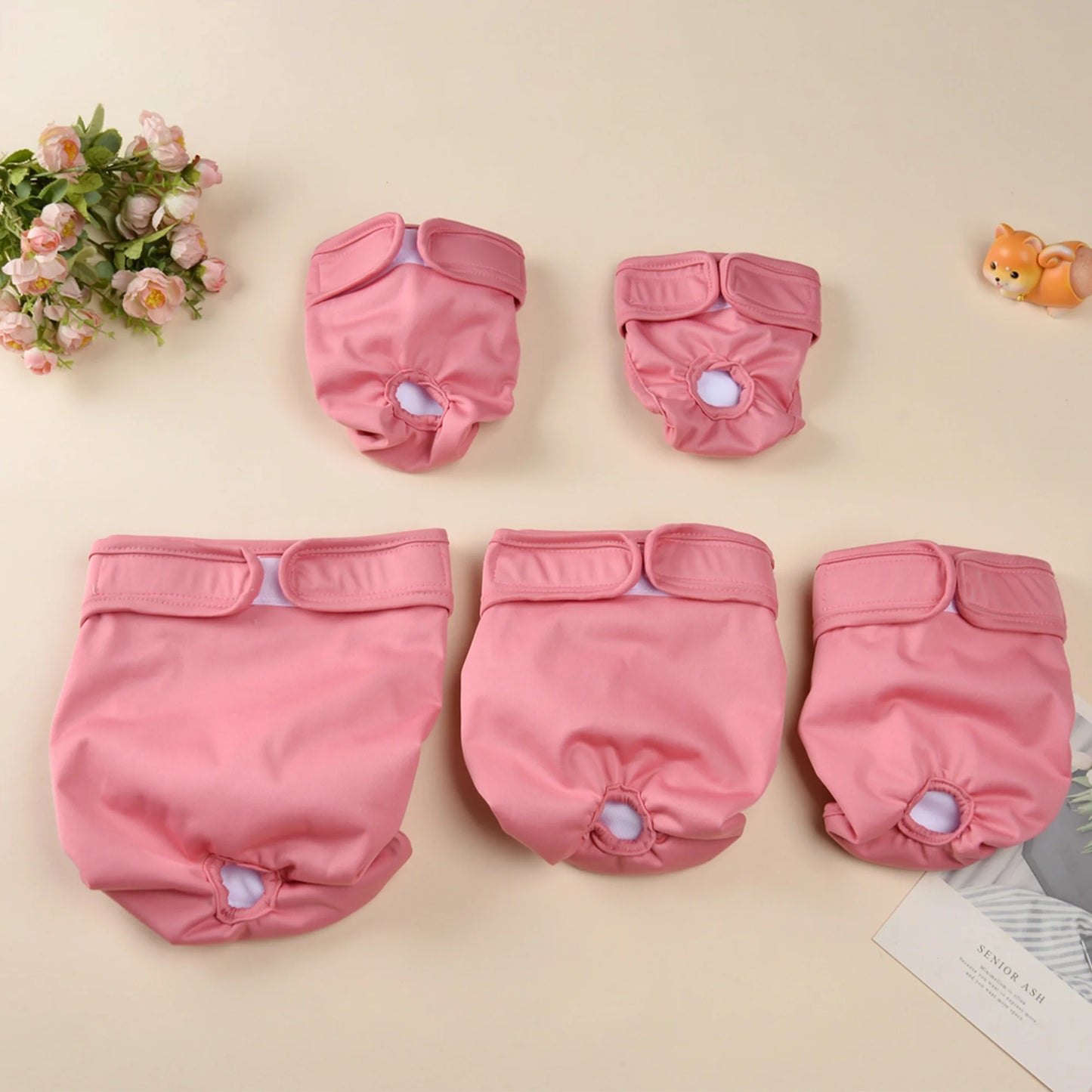 3Pcs Reusable Female Dog Diapers Washable