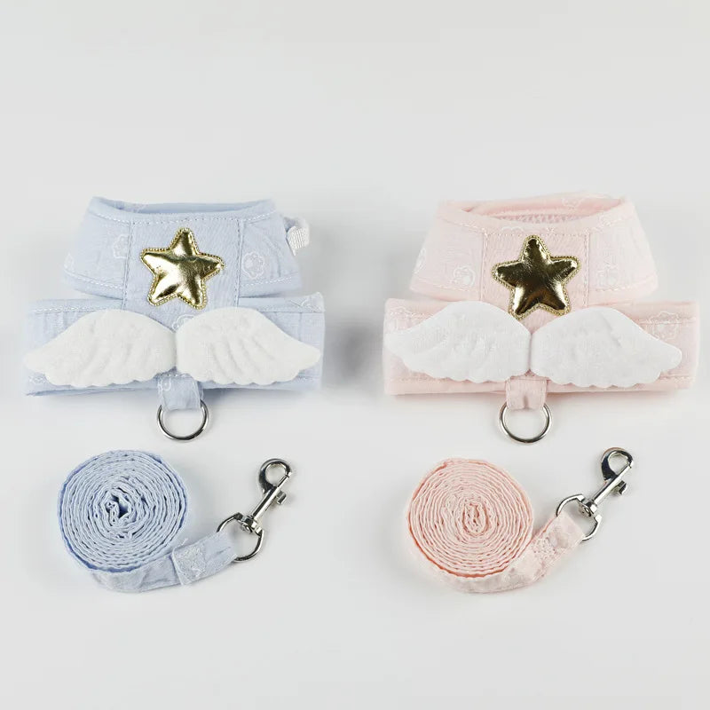 Angel Wing Vest Cat Dog Set