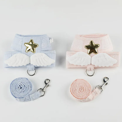 Angel Wing Vest Cat Dog Set