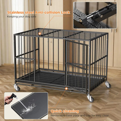 48 Inch Heavy Duty Dog Crate Steel