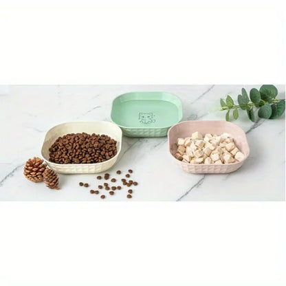 6pcs Non-Slip Cat Bowls Set