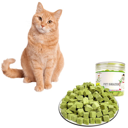 Cat Grass Treats for Hairball Support and Teeth Cleaning