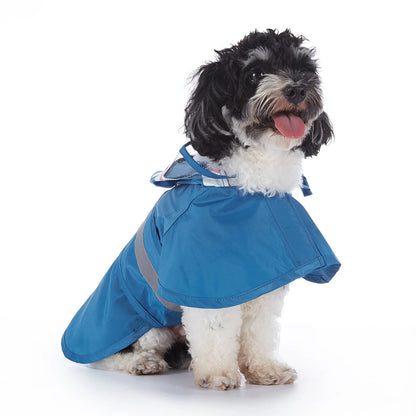 Fashionable Reflective Pet Dog Raincoat