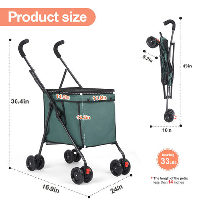 Dog Stroller Pet Travel Cart