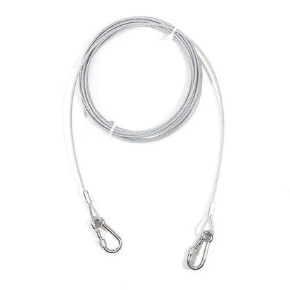 Double-headed Dog Tie Out Cable Leash