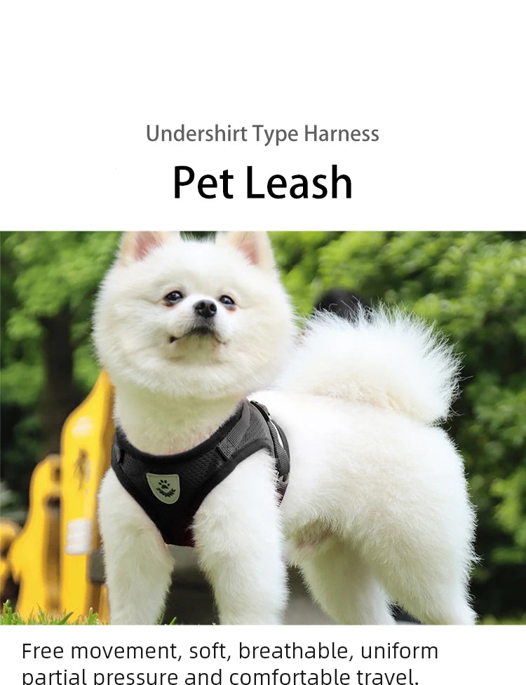 Pet Leash Undershirt Harnesses