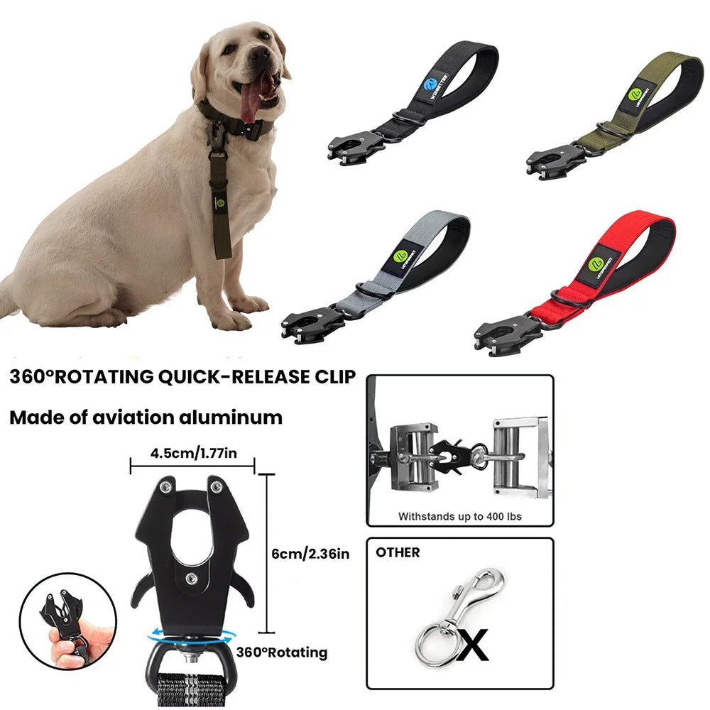 Heavy Duty Short Nylon Dog Leash