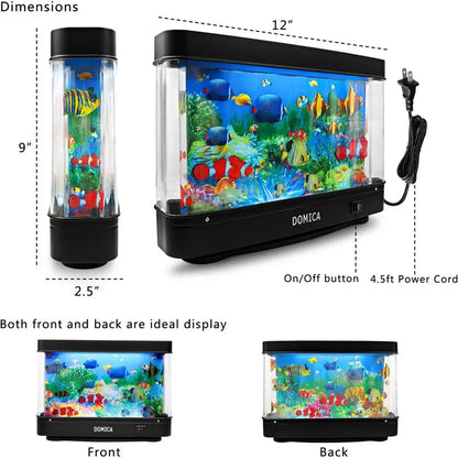 Fake Fish Tank with Moving Fish