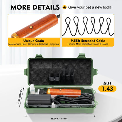 55W 8000rpm Professional Pet Clipper