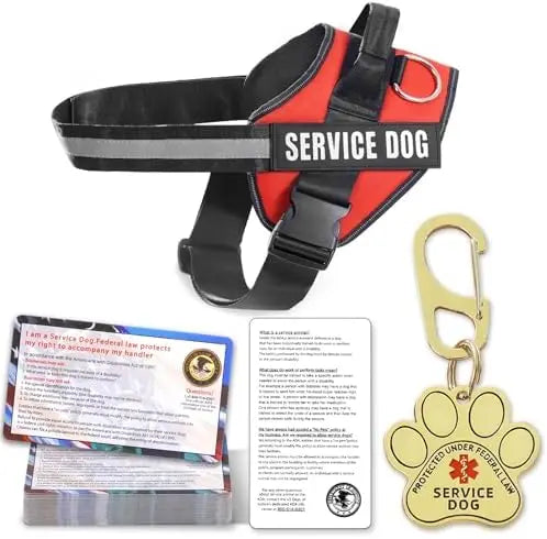 Service Dog Vest & ID Cards Set for ADA Compliance