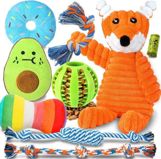 9 Pack Puppy Toys for Teething