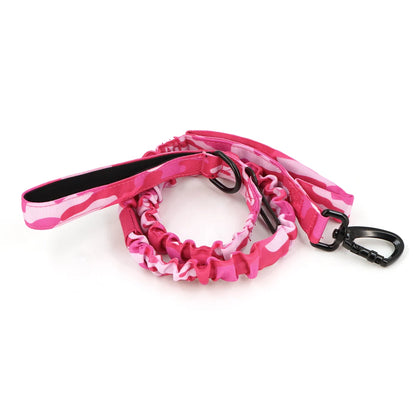 Military Pink Camouflage Dog Harness