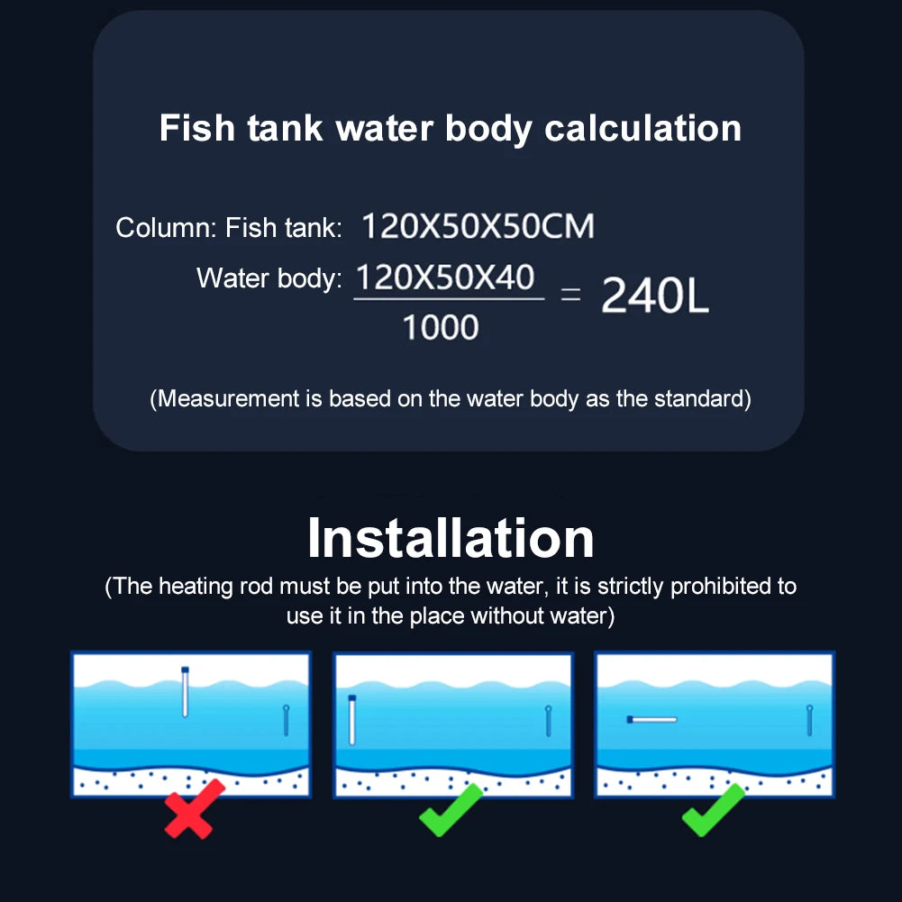 Fish Tank Thermostat Dual Probe