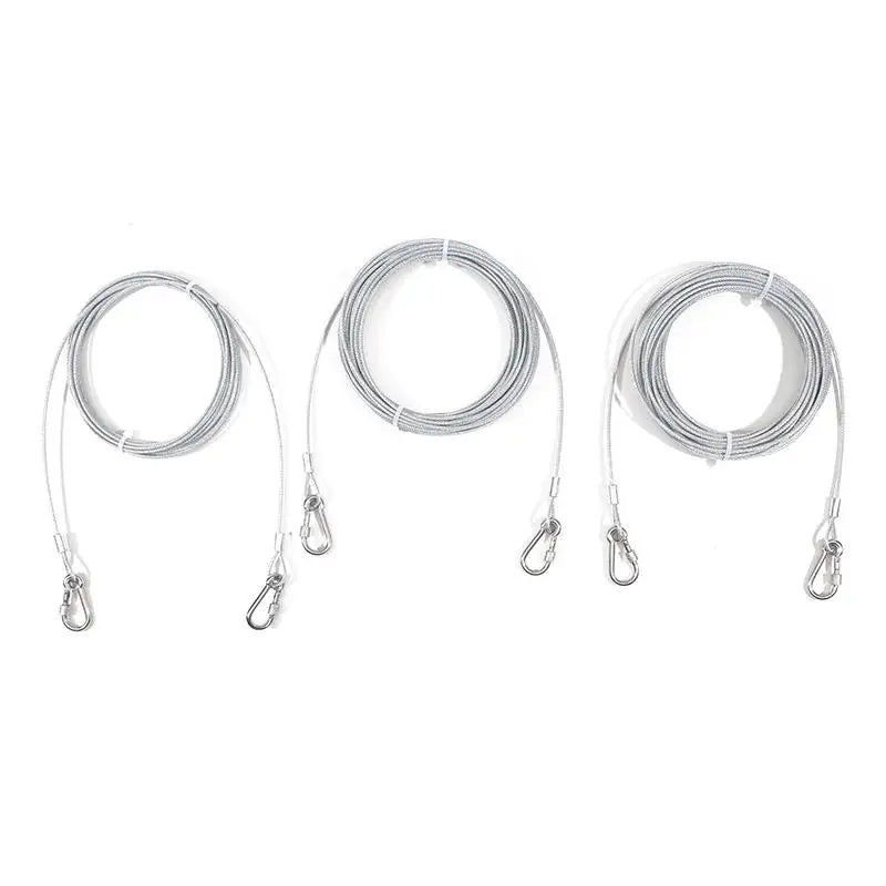 Double-headed Dog Tie Out Cable Leash