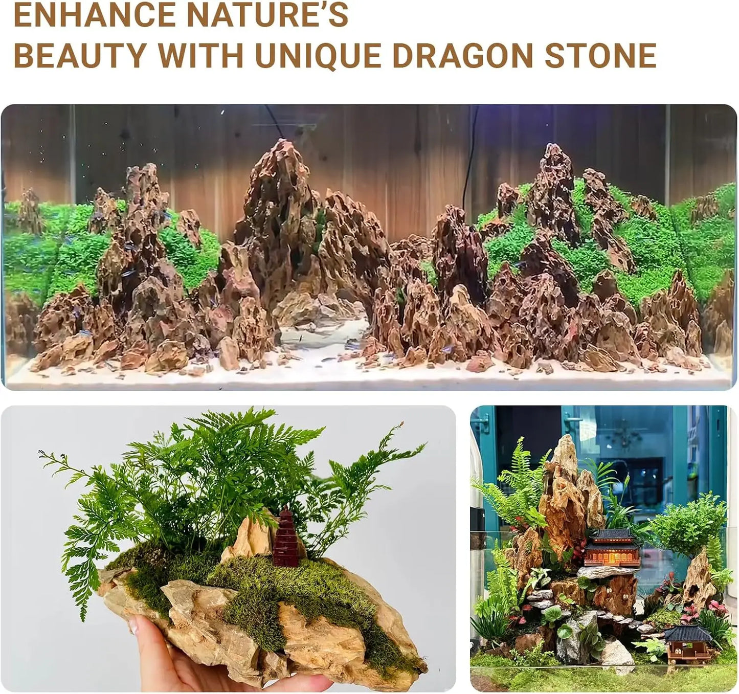 Dragon Stone Rocks for Aquarium Decor