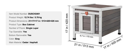 Outdoor Cat House Weatherproof