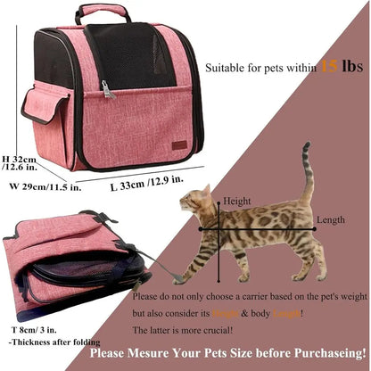 Pet Mobility Stroller for Small Dogs, Cats, and Rabbits