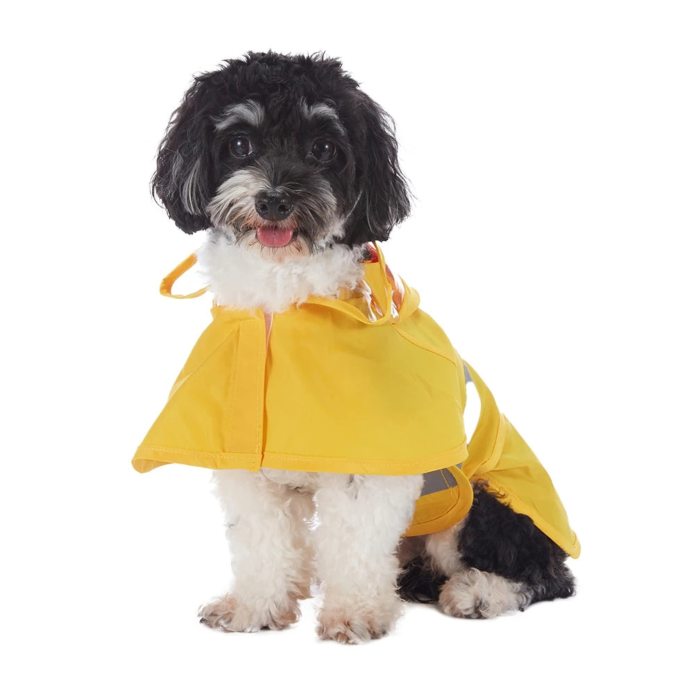 Fashionable Reflective Pet Dog Raincoat