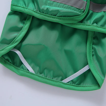 Fashionable Reflective Pet Dog Raincoat
