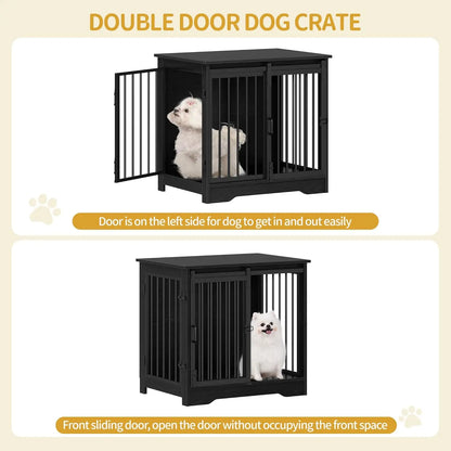 27.2"  Heavy Duty Kennel for Small Medium Dogs