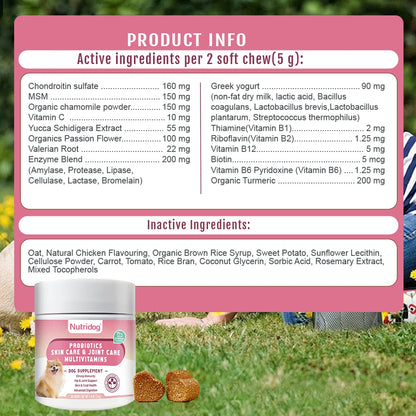 NUTRIDOG Dog Multivitamin Chews