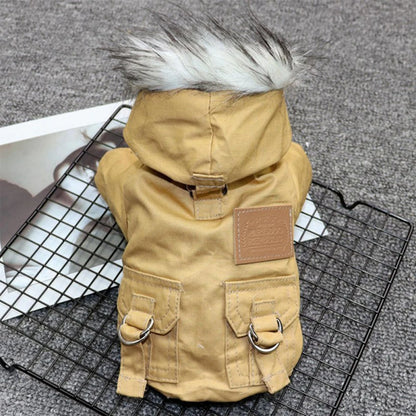 Pet Dog Jacket With Harness
