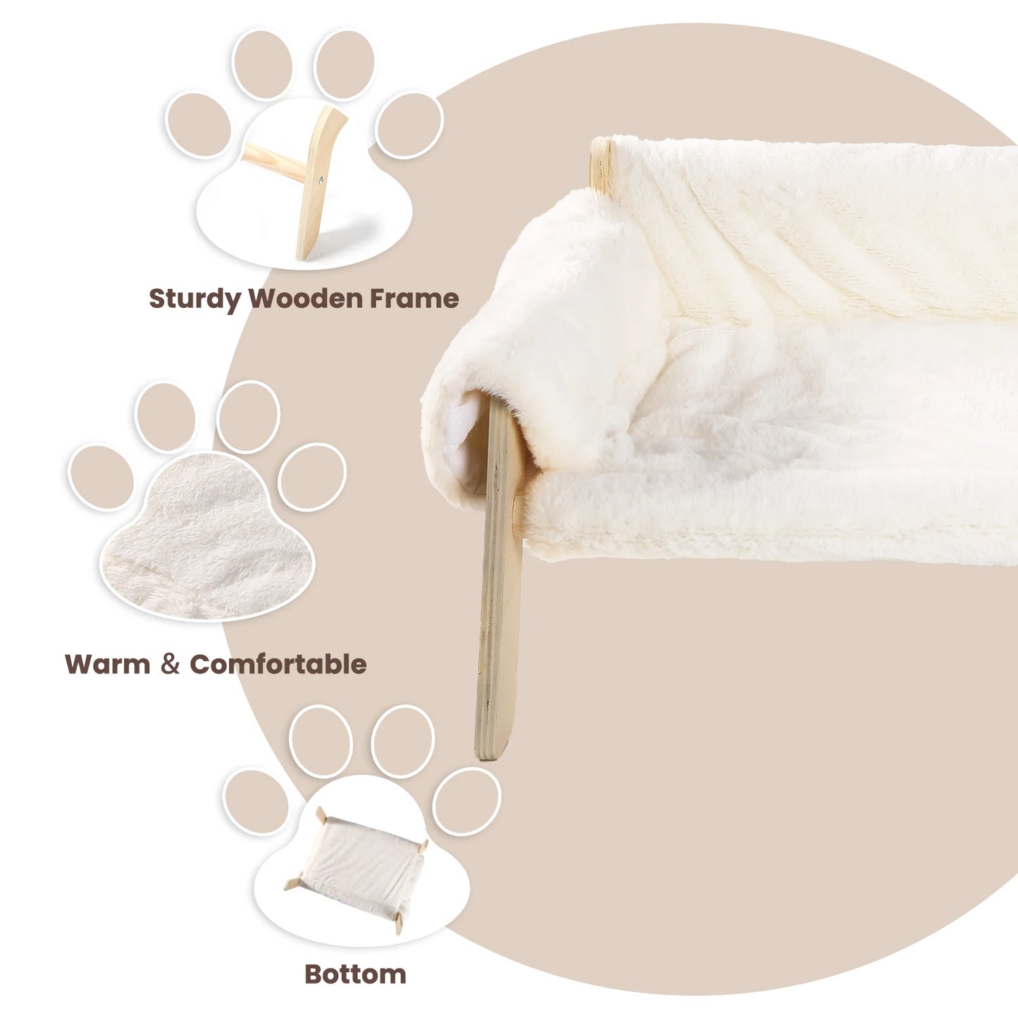 Plush Cat Sofa Bed