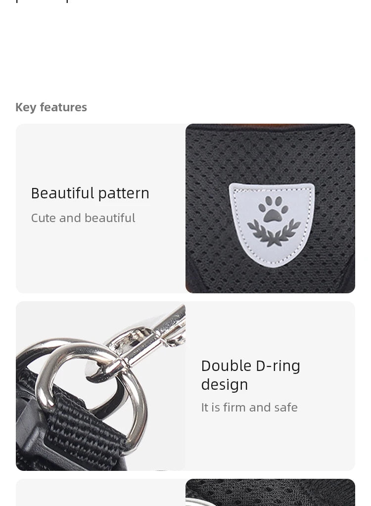 Pet Leash Undershirt Harnesses