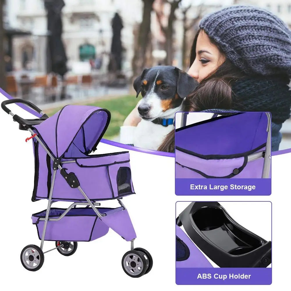 3 Wheels Pet Stroller
