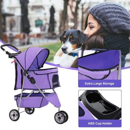 3 Wheels Pet Stroller