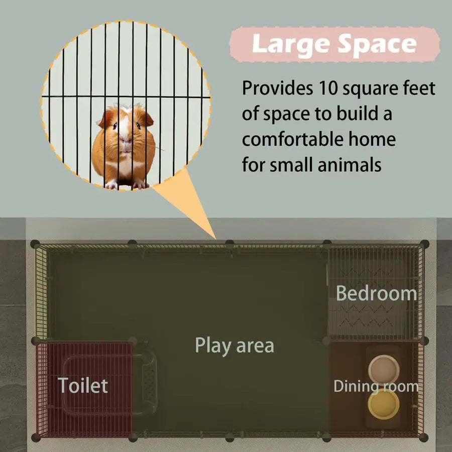 Small Animal Cage Pet Playpen with Door