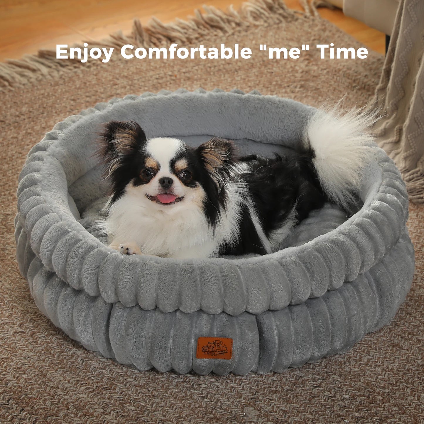 Washable Round Pet Bed