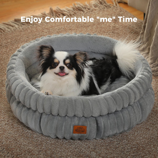 Washable Round Pet Bed