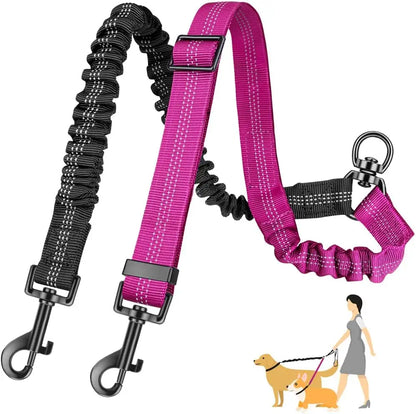 1.6ft Long Dual Dog Leash Attachment