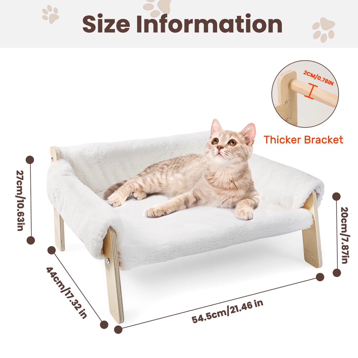 Plush Cat Sofa Bed