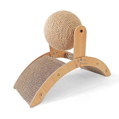 Wooden 2 in 1 Cat Scratcher Ferris Wheel