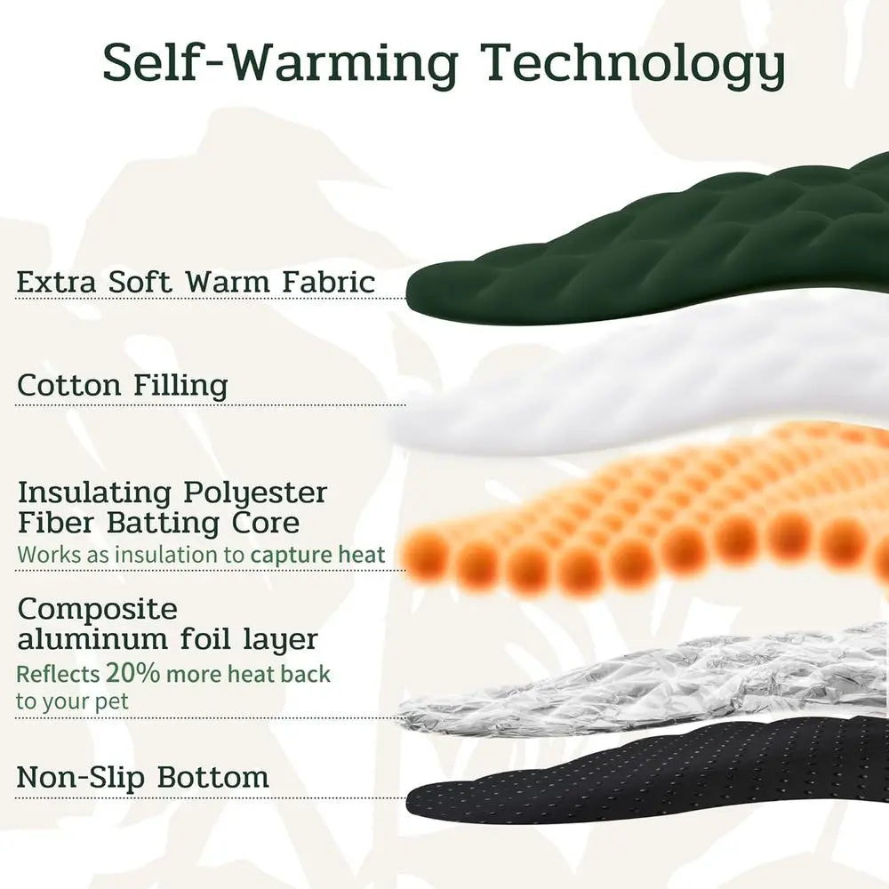 Thermal Dog Mat Cat Pad, Washable