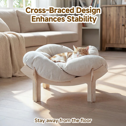 Flower Shaped Pet Bed for Cats & Small Dogs