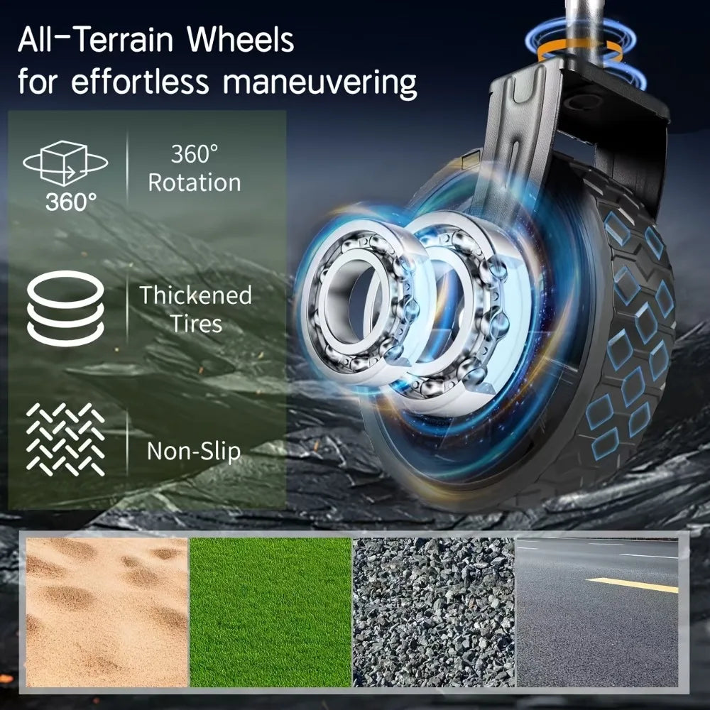 Heavy-Duty All-Terrain Folding Cart For Pets