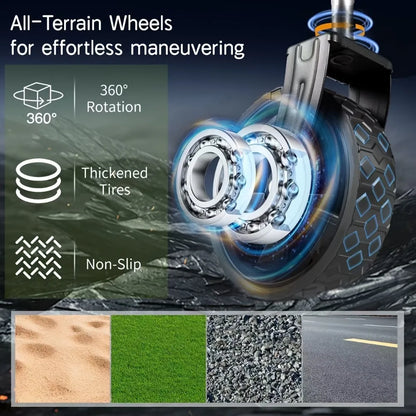 Heavy-Duty All-Terrain Folding Cart For Pets