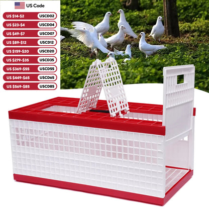Foldable Pigeon Cage with Handle